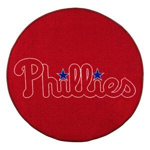 MLB Baseball Philadelphia Phillies 27" Round Accent Rug